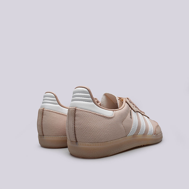 женские бежевые кроссовки adidas Samba w CQ2643 - цена, описание, фото 4